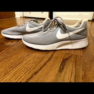 Gray & White Nike’s